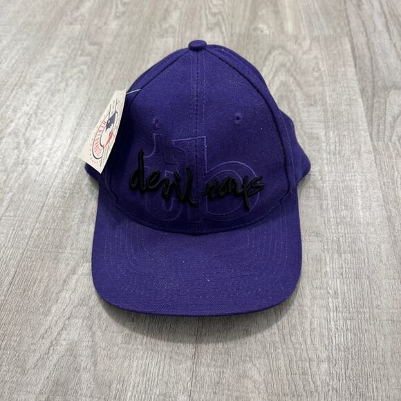NWT Tampa Bay Devil Rays Snapback Hat Purple The Game MLB Baseball Script